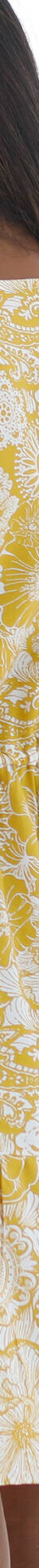 Robe courte imprimé fleuri (écru / curry) Robe courte imprimé fleuri (écru / curry)